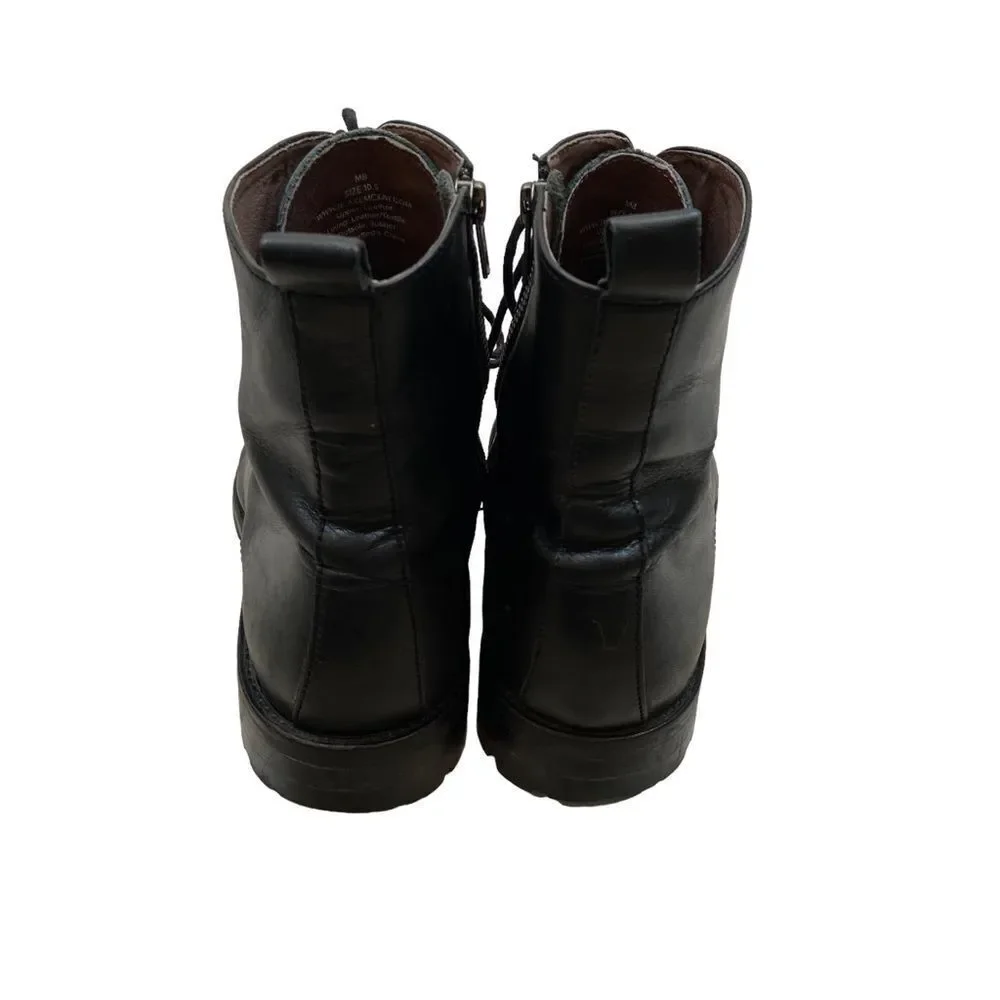 Men’s Blake McKay Bryan Cap Toe‎ Boots Black Size 10.5 Genuine Leather